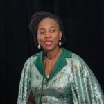 President Julius Maada Bio speaking at a high-level event on ending child marriage in New York