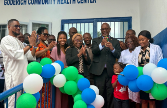 Rehabilitated Goderich Community Health Centre in Goderich, Freetown