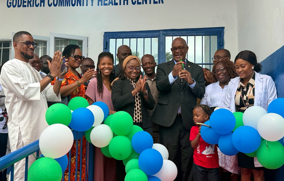 Rehabilitated Goderich Community Health Centre in Goderich, Freetown