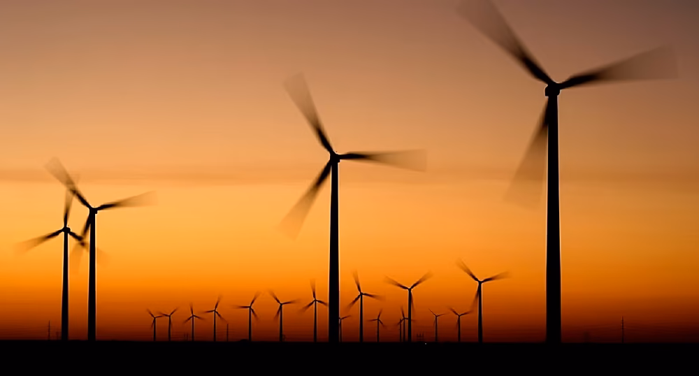 Renewable energy infrastructure representing the global shift toward cleaner power