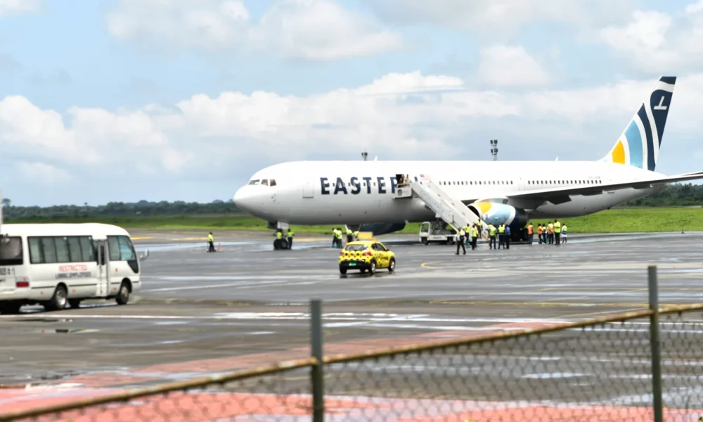Roberts International Airport in Liberia, linked to the arrival of deportees from the United States