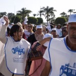 Moroccan voters and young people ahead of the country’s parliamentary election