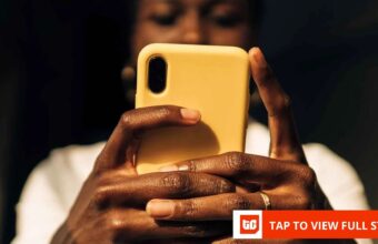 Mobile phones displayed for sale in Nigeria