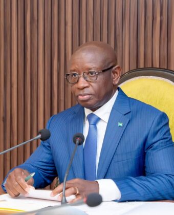 Sierra Leone President addresses a Presidential Development Partners Committee meeting