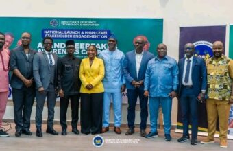 Officials and stakeholders at the launch of Sierra Leone's AI and Deepfake Awareness Campaign in Freetown