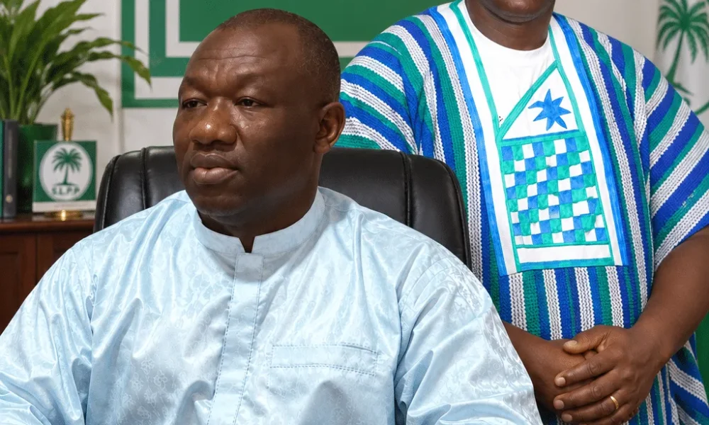 Hon. Alhaji Musa Tarawally during a political engagement
