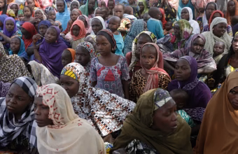 Displaced residents arriving in Waza after alleged attacks around Makary and Medouga in Cameroon’s Far North Region