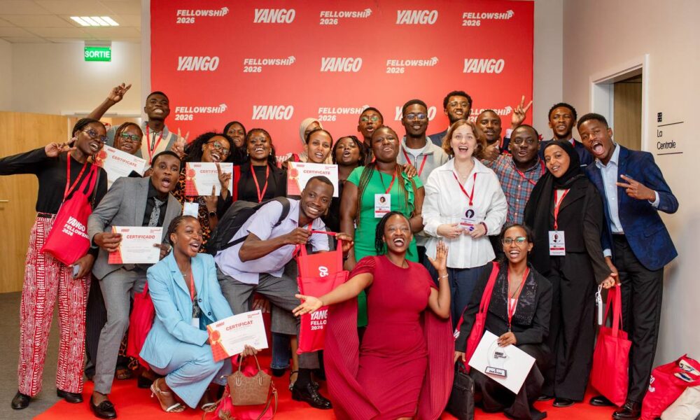 Technology fellows presenting products at Yango’s Pan-African Fellowship Pitch Day in Abidjan
